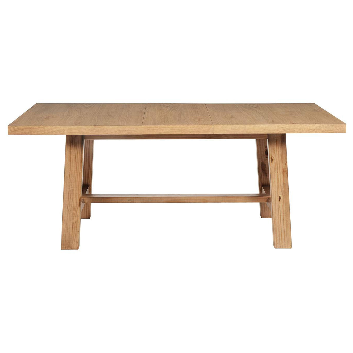 108540 Middleton 76-inch Extension Leaf Dining Table Natural Brown