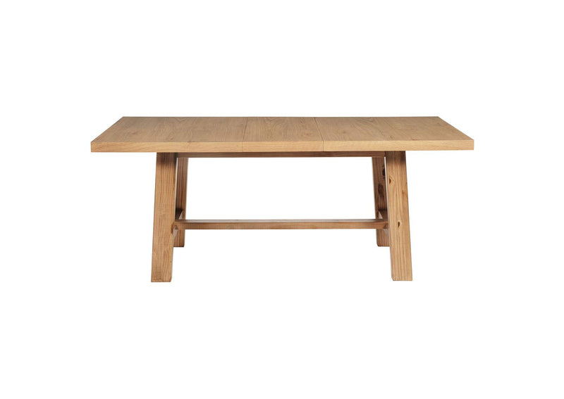 108540 Middleton 76-inch Extension Leaf Dining Table Natural Brown