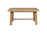 108540 Middleton 76-inch Extension Leaf Dining Table Natural Brown
