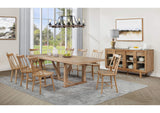 108541-S10N Middleton 10-piece Extension Leaf Dining Set Natural Brown