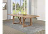 108541 Middleton 106-inch Extension Leaf Dining Table Natural Brown