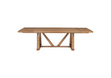 108541 Middleton 106-inch Extension Leaf Dining Table Natural Brown