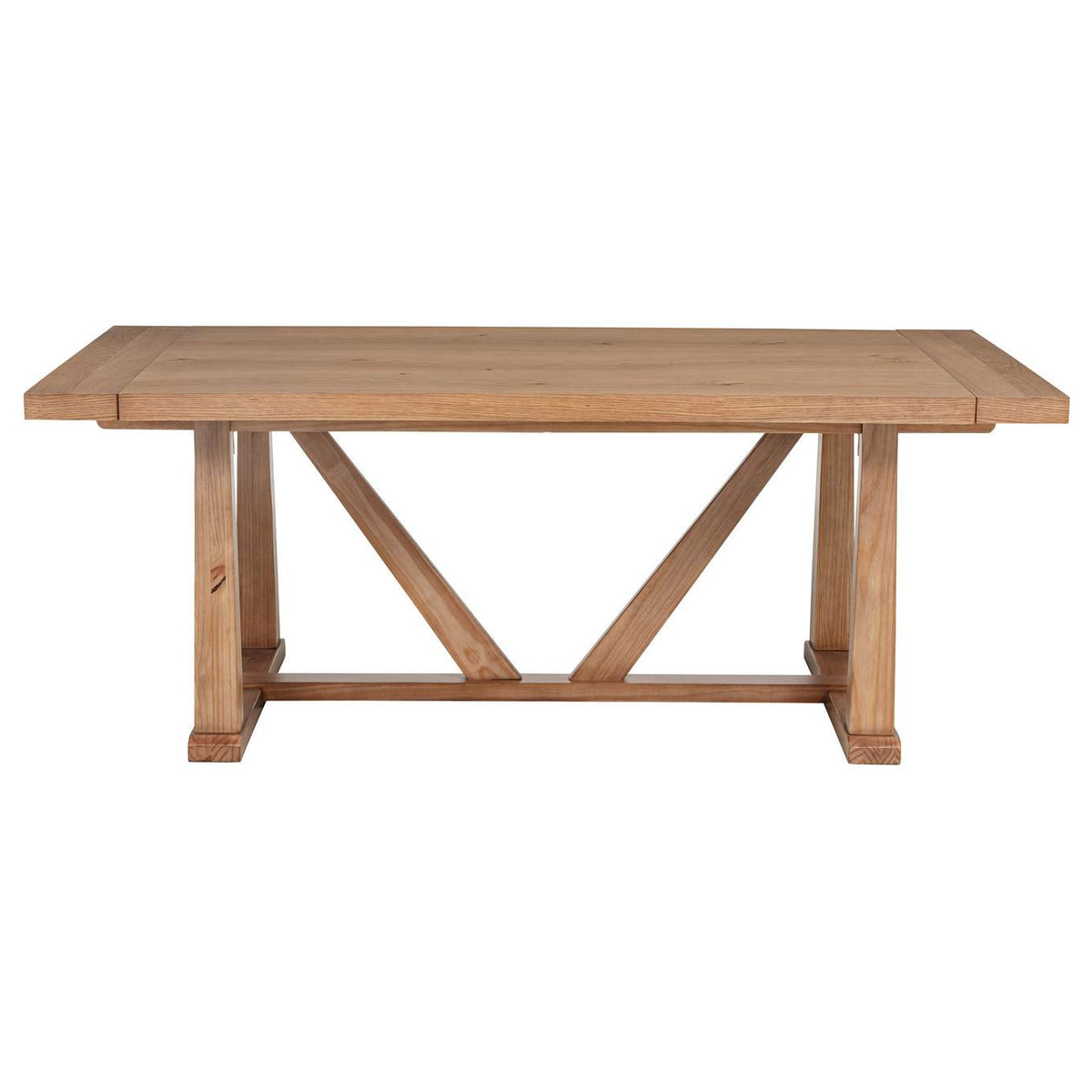 108541 Middleton 106-inch Extension Leaf Dining Table Natural Brown