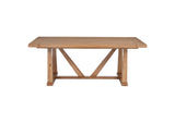 108541 Middleton 106-inch Extension Leaf Dining Table Natural Brown