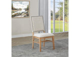 108542 Middleton Upholstered Dining Side Chair Beige (Set of 2)