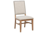 108542 Middleton Upholstered Dining Side Chair Beige (Set of 2)