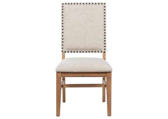 108542 Middleton Upholstered Dining Side Chair Beige (Set of 2)