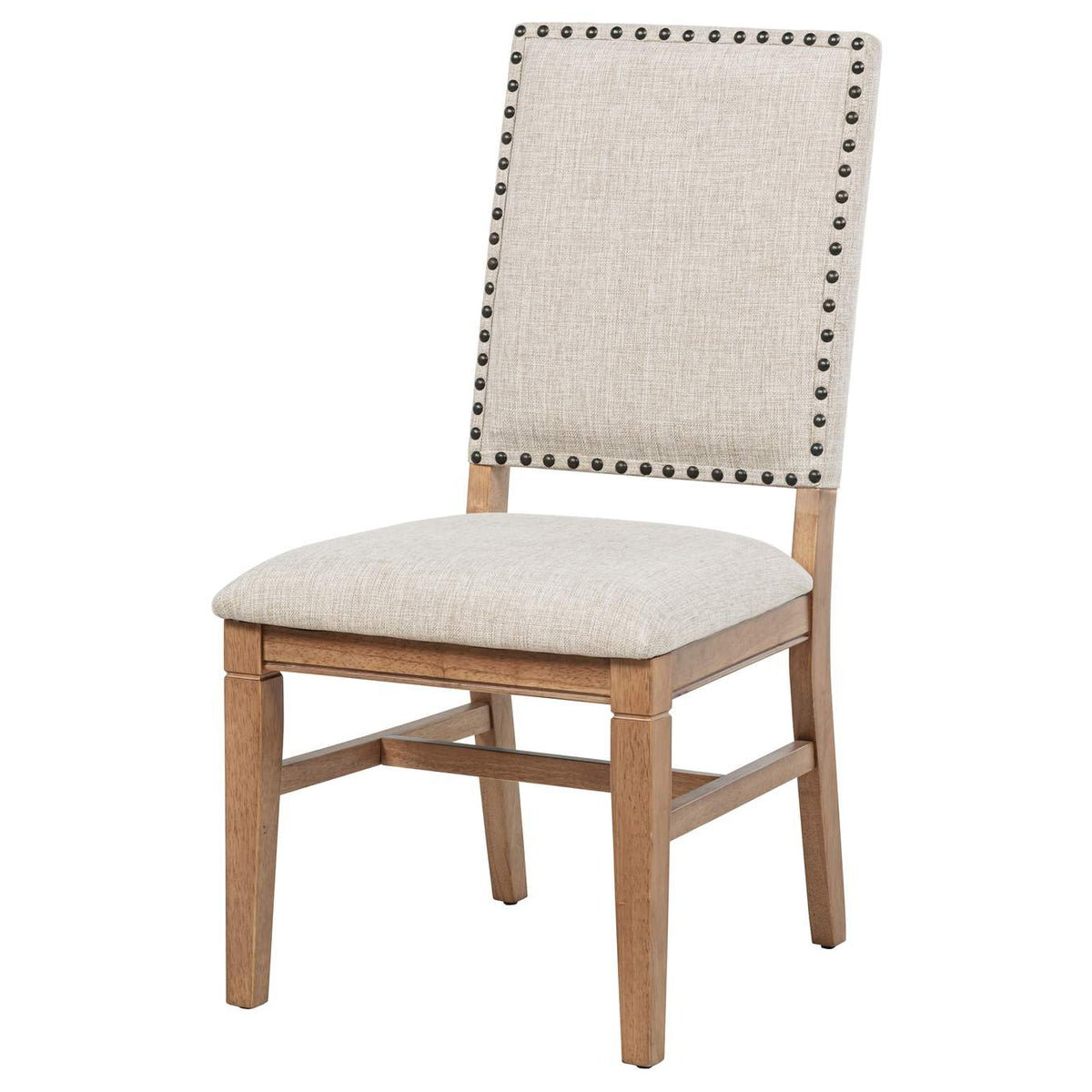 108542 Middleton Upholstered Dining Side Chair Beige (Set of 2)