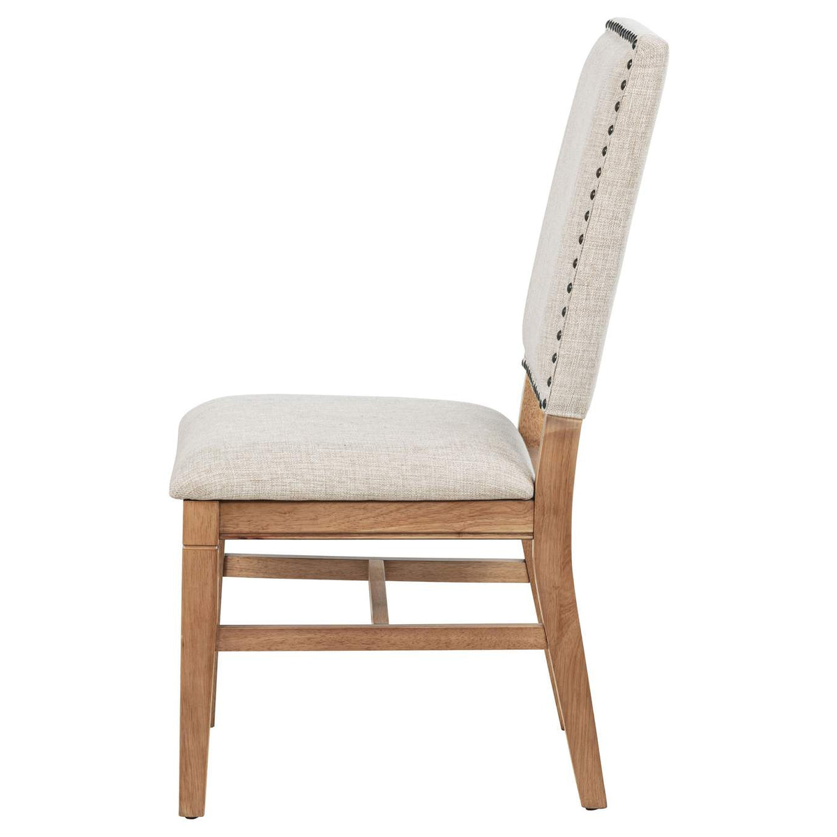 108542 Middleton Upholstered Dining Side Chair Beige (Set of 2)