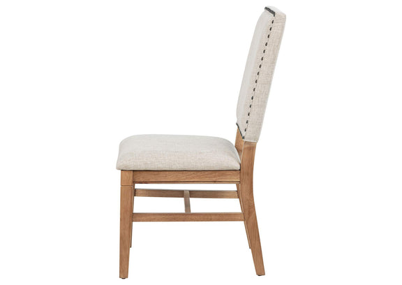 108542 Middleton Upholstered Dining Side Chair Beige (Set of 2)