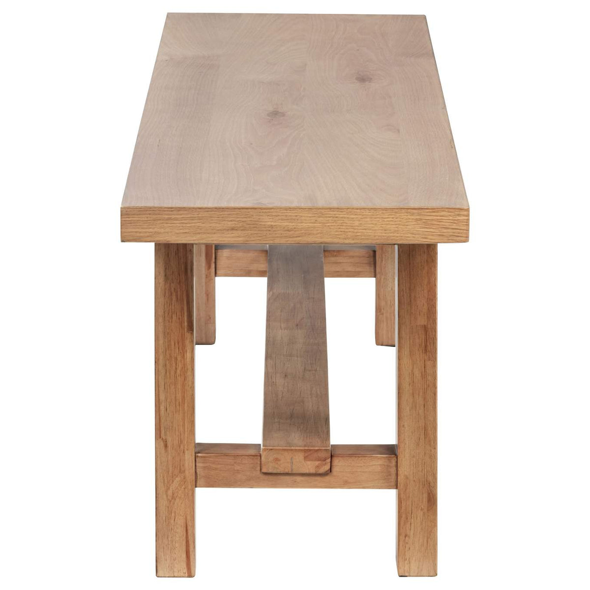 108543 Middleton 60-inch Wood Backless Dining Bench Natural Brown