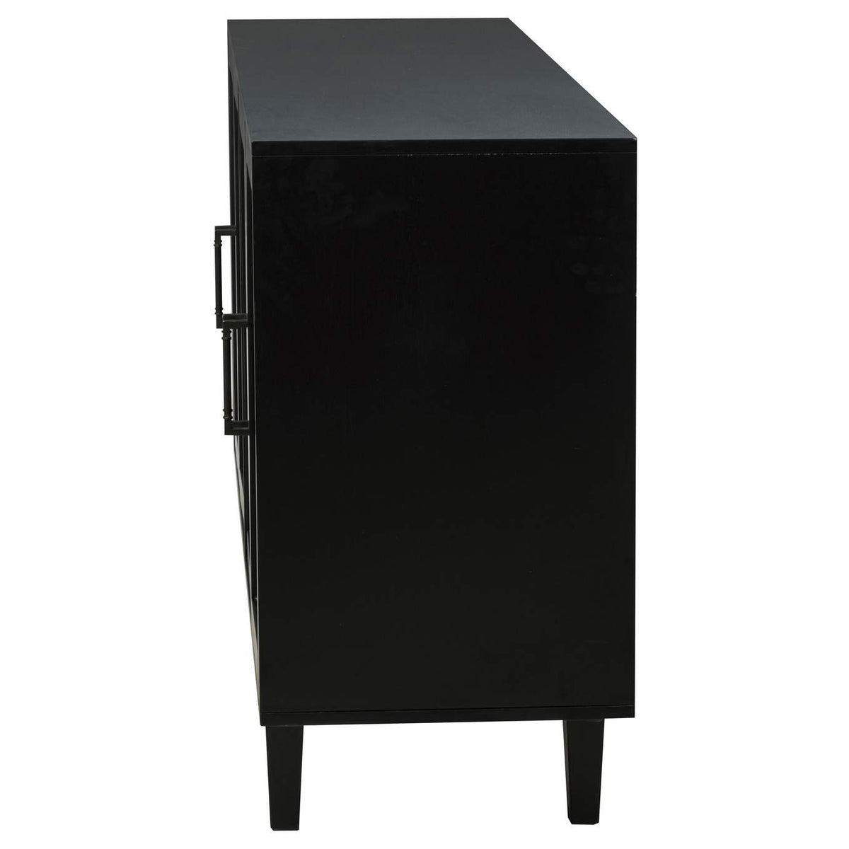 108545BLK Middleton 4-door Sideboard Server with Dual Drawers Black
