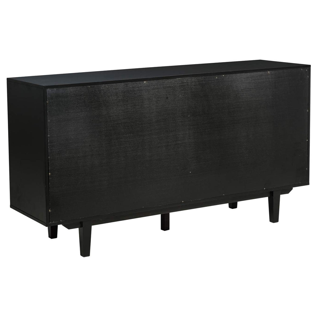 108545BLK Middleton 4-door Sideboard Server with Dual Drawers Black