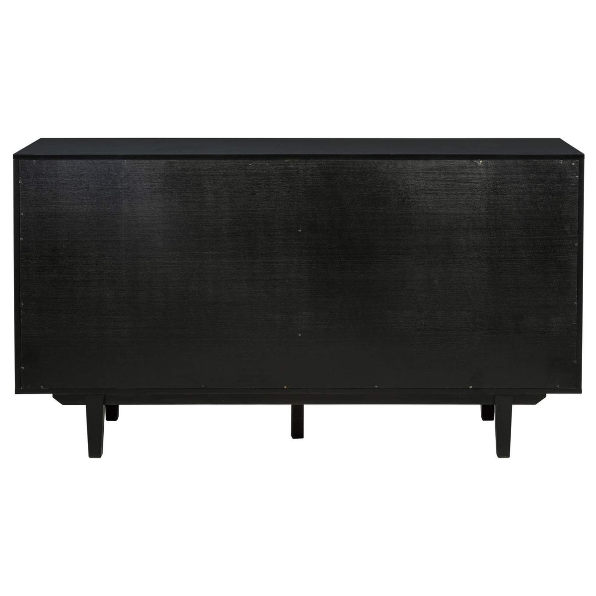 108545BLK Middleton 4-door Sideboard Server with Dual Drawers Black