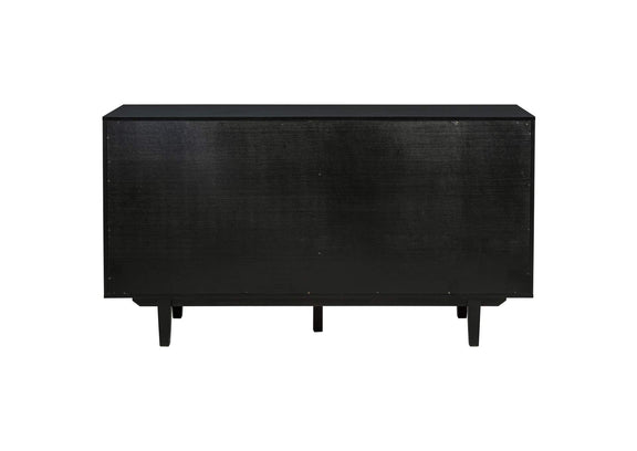 108545BLK Middleton 4-door Sideboard Server with Dual Drawers Black