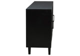 108545BLK Middleton 4-door Sideboard Server with Dual Drawers Black