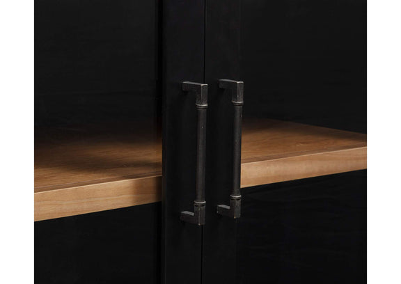 108545BLK Middleton 4-door Sideboard Server with Dual Drawers Black