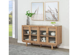 108545NAT Middleton 4-door Sideboard Server with Dual Drawers Natural