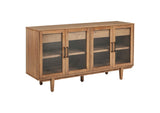 108545NAT Middleton 4-door Sideboard Server with Dual Drawers Natural