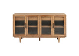 108545NAT Middleton 4-door Sideboard Server with Dual Drawers Natural