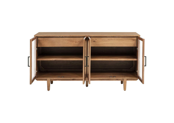 108545NAT Middleton 4-door Sideboard Server with Dual Drawers Natural