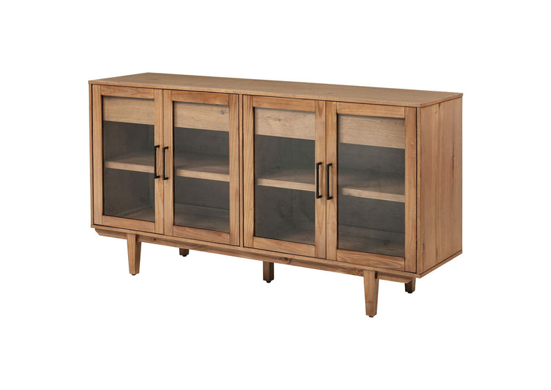 108545NAT Middleton 4-door Sideboard Server with Dual Drawers Natural