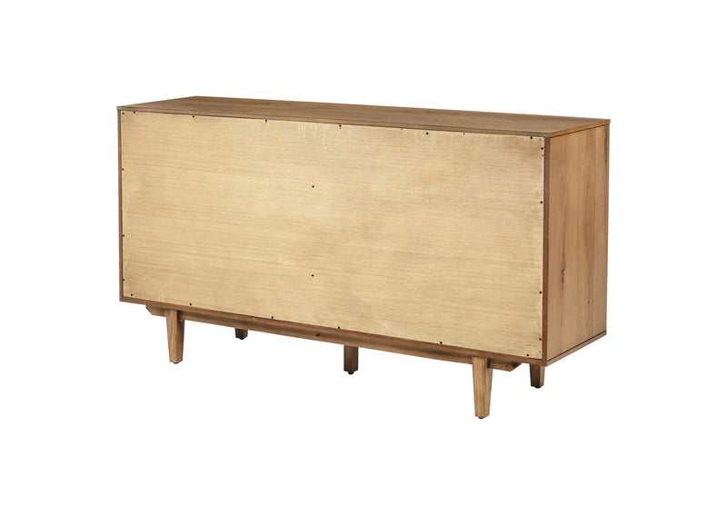 108545NAT Middleton 4-door Sideboard Server with Dual Drawers Natural