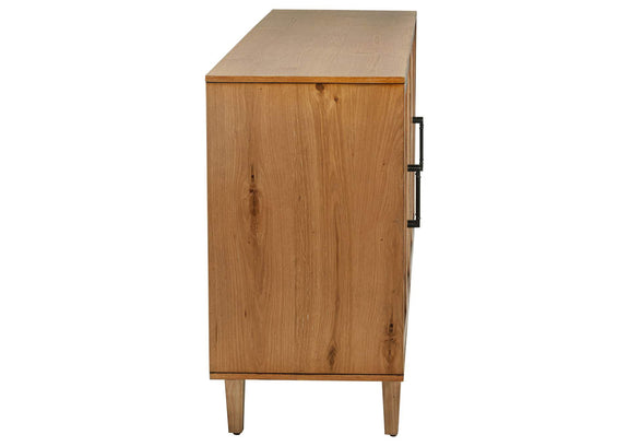 108545NAT Middleton 4-door Sideboard Server with Dual Drawers Natural