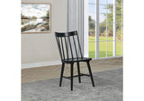 108546BLK Middleton Solid Wood Dining Side Chair Black (Set of 2)