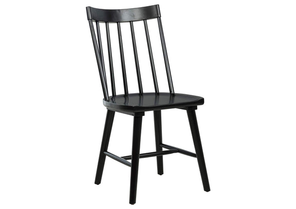 108546BLK Middleton Solid Wood Dining Side Chair Black (Set of 2)