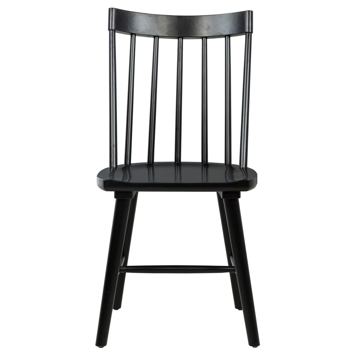 108546BLK Middleton Solid Wood Dining Side Chair Black (Set of 2)