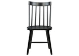 108546BLK Middleton Solid Wood Dining Side Chair Black (Set of 2)