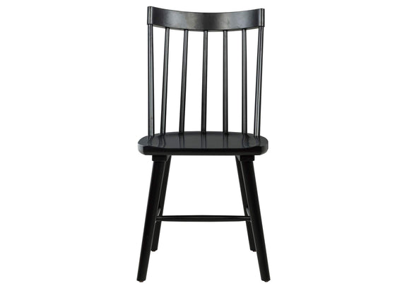 108546BLK Middleton Solid Wood Dining Side Chair Black (Set of 2)