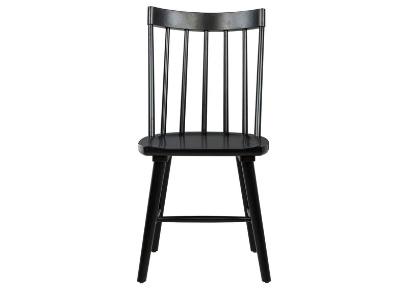 108546BLK Middleton Solid Wood Dining Side Chair Black (Set of 2)