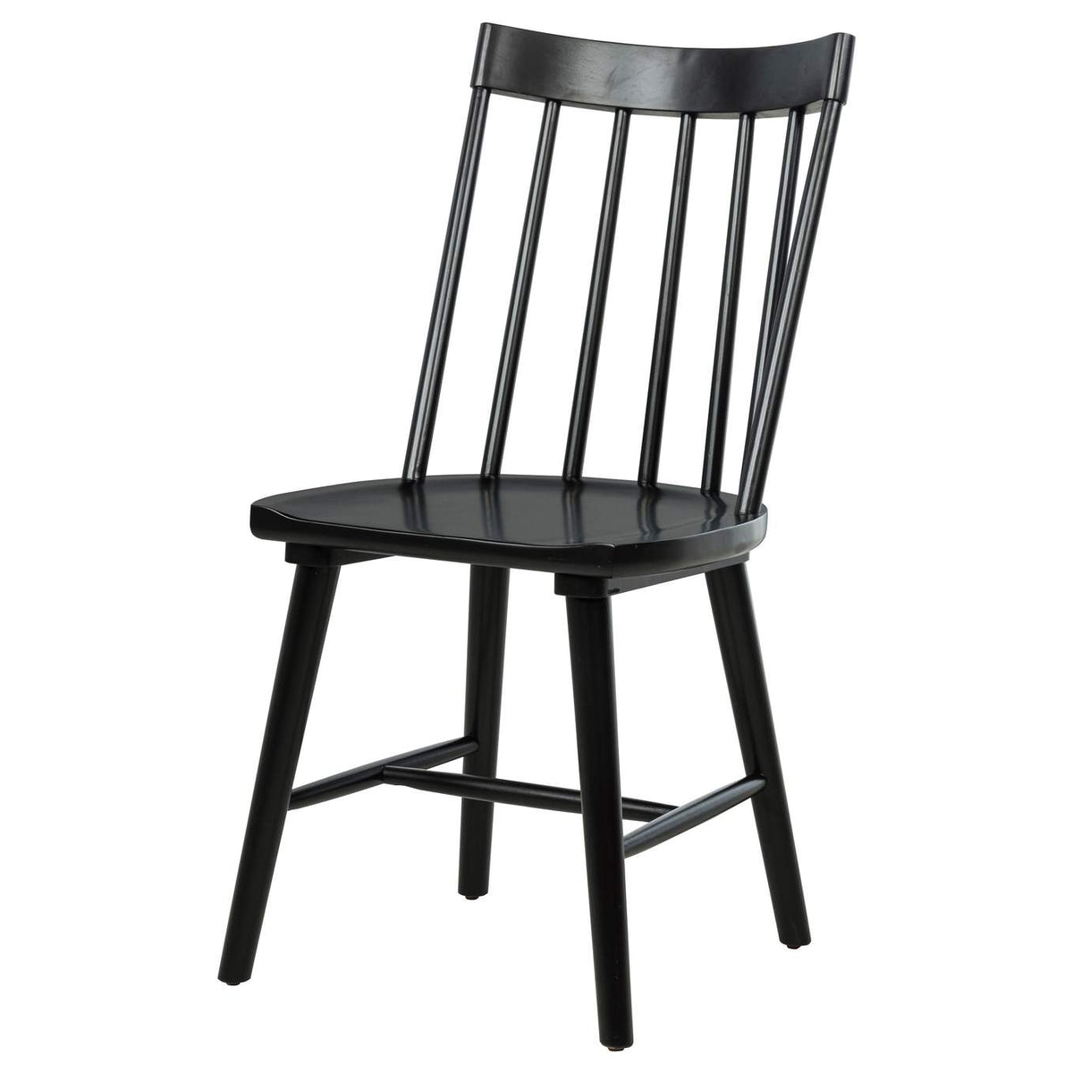 108546BLK Middleton Solid Wood Dining Side Chair Black (Set of 2)