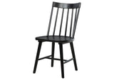 108546BLK Middleton Solid Wood Dining Side Chair Black (Set of 2)