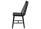 108546BLK Middleton Solid Wood Dining Side Chair Black (Set of 2)