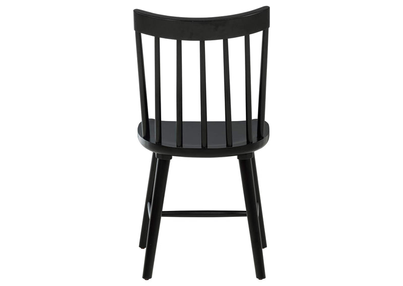 108546BLK Middleton Solid Wood Dining Side Chair Black (Set of 2)