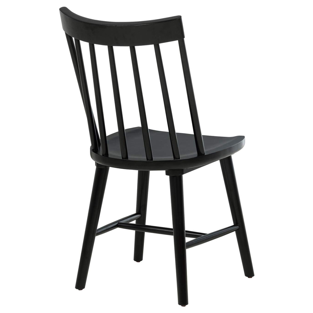 108546BLK Middleton Solid Wood Dining Side Chair Black (Set of 2)