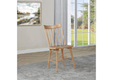 108546NAT Middleton Solid Wood Dining Side Chair Brown (Set of 2)