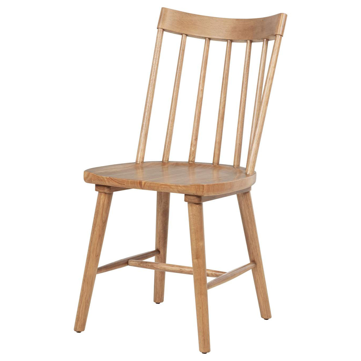 108546NAT Middleton Solid Wood Dining Side Chair Brown (Set of 2)