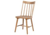 108546NAT Middleton Solid Wood Dining Side Chair Brown (Set of 2)
