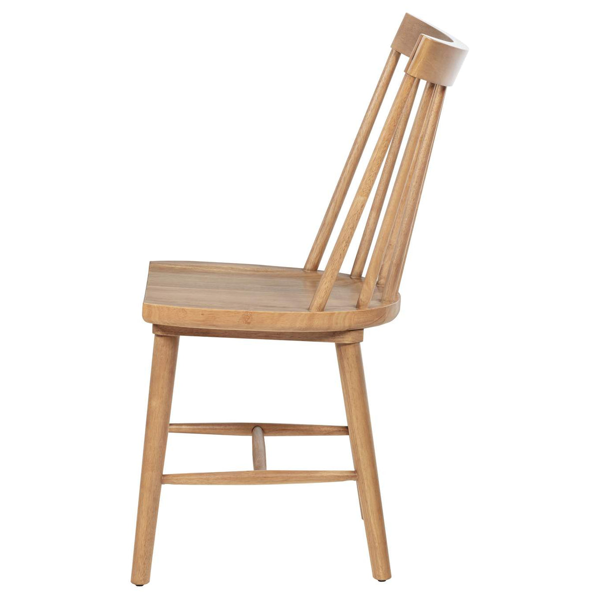 108546NAT Middleton Solid Wood Dining Side Chair Brown (Set of 2)