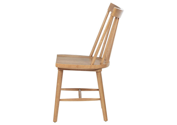108546NAT Middleton Solid Wood Dining Side Chair Brown (Set of 2)