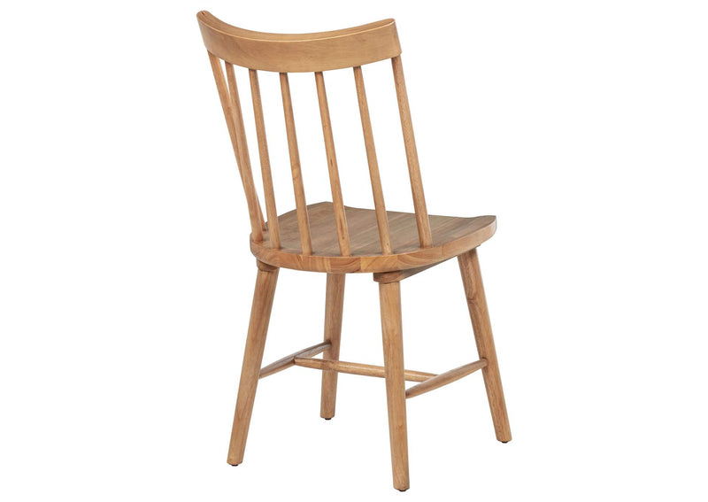 108546NAT Middleton Solid Wood Dining Side Chair Brown (Set of 2)
