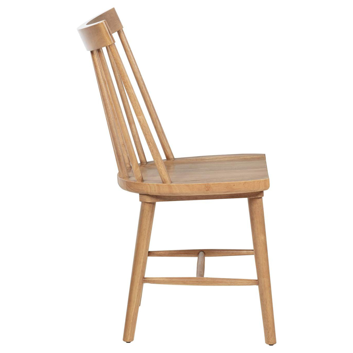 108546NAT Middleton Solid Wood Dining Side Chair Brown (Set of 2)