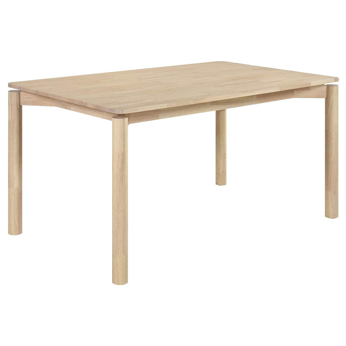 108551-S5 Parkridge 5-piece 59-inch Wood Dining Set White Washed