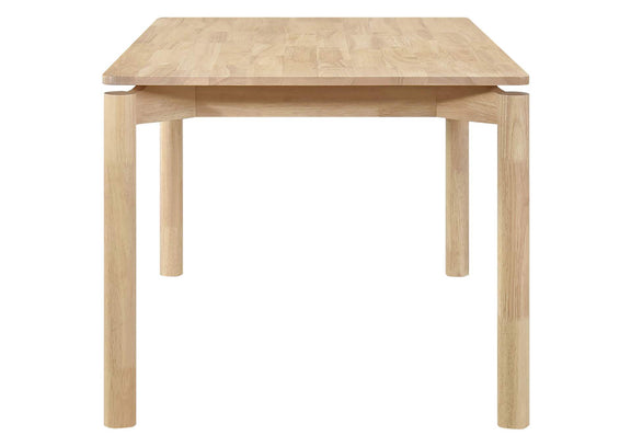108551-S5 Parkridge 5-piece 59-inch Wood Dining Set White Washed