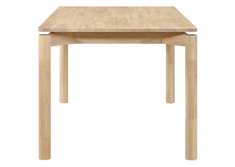 108551-S5 Parkridge 5-piece 59-inch Wood Dining Set White Washed