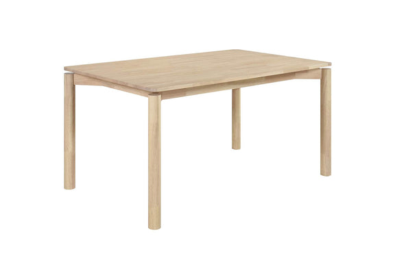 108551 Parkridge 59-inch Rectangular Dining Table White Washed